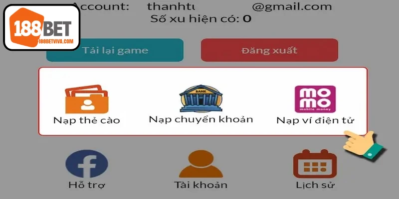 Cập Nhật Link Vào 188BET Chính Thức Cho Anh Em Game Thủ 19 Với sân chơi anh em có thể yên tâm về quy trình nạp rút tiền