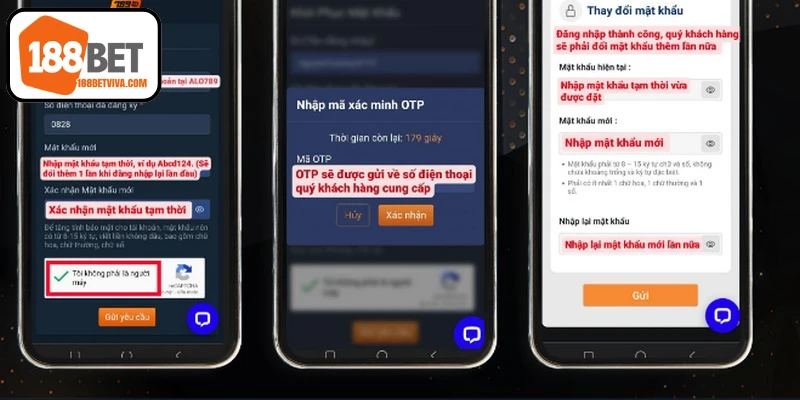 Cập Nhật Link Vào 188BET Chính Thức Cho Anh Em Game Thủ 19 Sau khi đã nhập đúng toàn bộ thông tin, hãy bấm vào nút xác nhận thay đổi