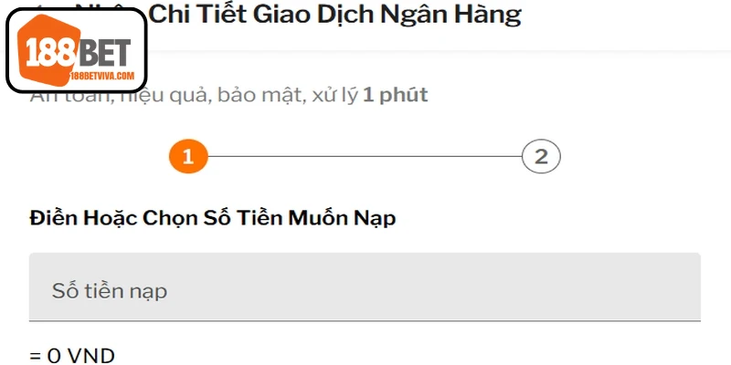 Đăng Ký 188BET Nhanh Chóng Và An Toàn Cho Người Mới 16 Hướng dẫn chi tiết các bước nạp tiền 188BET