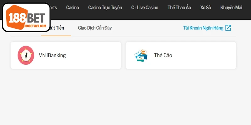 Đăng Ký 188BET Nhanh Chóng Và An Toàn Cho Người Mới 15 Các phương thức rút tiền 188BET phổ biến